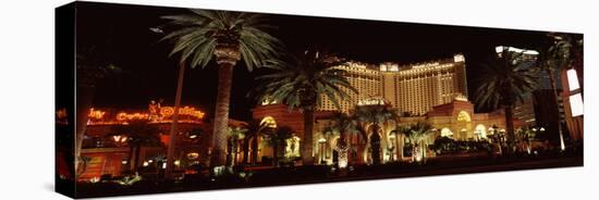 Hotel Lit Up at Night, Monte Carlo Resort and Casino, the Strip, Las Vegas, Nevada, USA-null-Premier Image Canvas