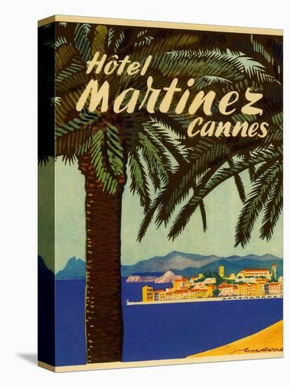 Hotel Martinez Cannes Luggage Label-null-Premier Image Canvas