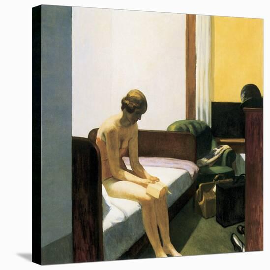 Hotel Room-Edward Hopper-Stretched Canvas