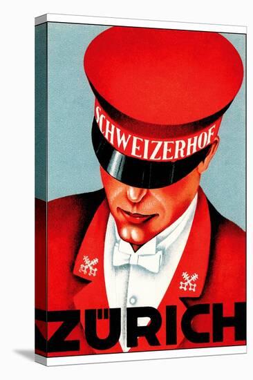 Hotel Schweizerhof Zurich Switzerland?-Vintage Lavoie-Premier Image Canvas