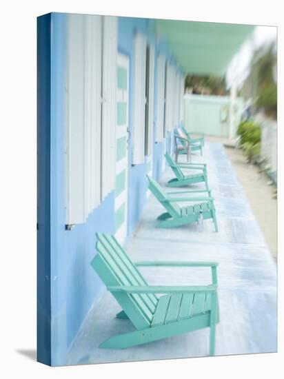 Hotel Verandah, Caye Caulker, Belize-Russell Young-Premier Image Canvas