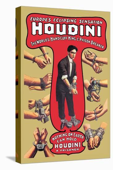 Houdini: The World's Handcuff King and Prison Breaker-null-Stretched Canvas