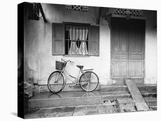 House and Bicycle, Hanoi, Vietnam-Walter Bibikow-Premier Image Canvas