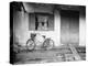 House and Bicycle, Hanoi, Vietnam-Walter Bibikow-Premier Image Canvas