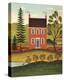 House and Lake-Diane Ulmer Pedersen-Stretched Canvas
