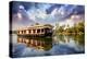 House Boat in Backwaters-Marina Pissarova-Premier Image Canvas