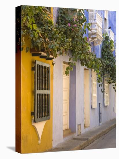House in Old Walled City District, Cartagena City, Bolivar State, Colombia, South America-Richard Cummins-Premier Image Canvas