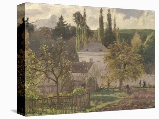 House in the Hermitage, Pontoise, 1873-Camille Pissarro-Premier Image Canvas