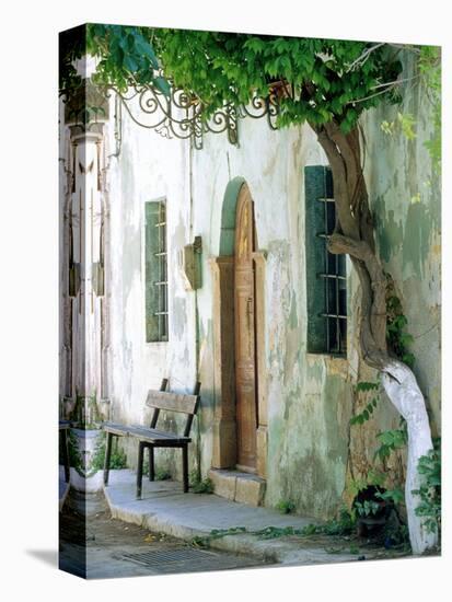 House in the village Vessa on Chios, Greece-Rainer Hackenberg-Premier Image Canvas