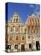 House of Blackheads, Melngalvju Nams, Town Hall Square, Ratslaukums, Riga, Latvia, Baltic States-Gary Cook-Premier Image Canvas