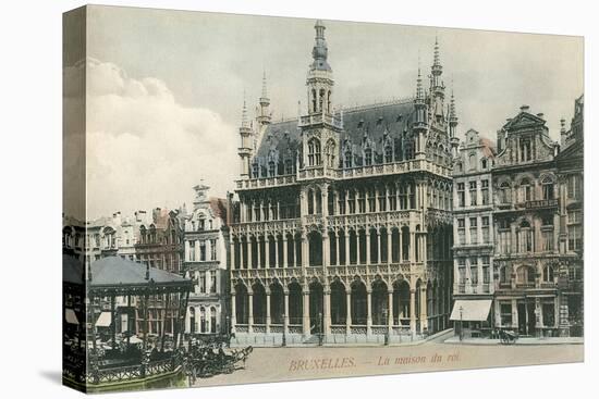 House of the King, Brussels, Belgium-null-Stretched Canvas
