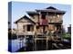 House on Stilts of Shan Family, Inle Lake, Shan States, Myanmar (Burma)-Upperhall-Premier Image Canvas