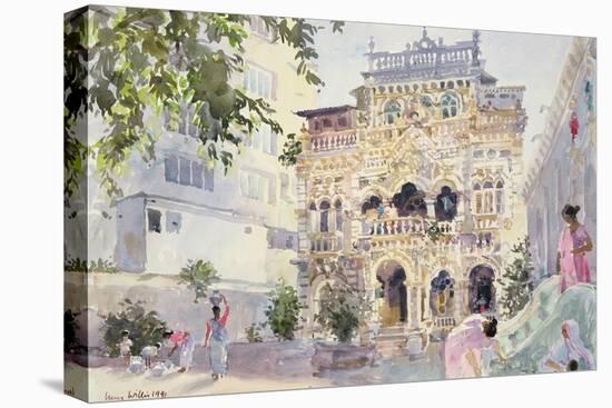 House on the Hill, Bombay, 1991-Lucy Willis-Premier Image Canvas