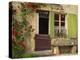 House with Green Shutters, in the Nevre Region of Burgundy, France, France-Michael Busselle-Premier Image Canvas