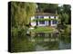 House with Pond in Garden, Coulon, Marais Poitevin, Poitou Charentes, France, Europe-Miller John-Premier Image Canvas