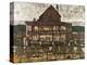 House with Shingle Roof (Old House II)-Egon Schiele-Premier Image Canvas