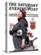 "Housekeeper" Saturday Evening Post Cover, March 27,1920-Norman Rockwell-Premier Image Canvas