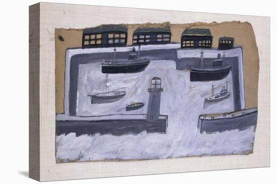 Houses and Ships-Alfred Wallis-Premier Image Canvas