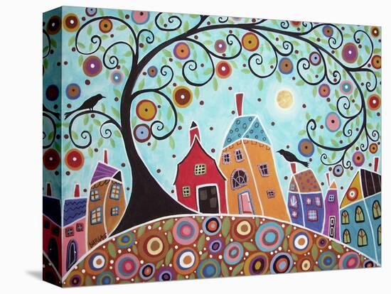 Houses Barn Birds & Swirl Tree-Karla Gerard-Premier Image Canvas
