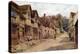 Houses Formerly Occupied by Weavers, Kersey, Suffolk-Alfred Robert Quinton-Premier Image Canvas