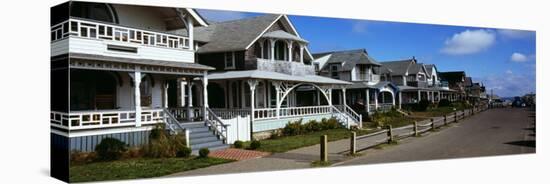 Houses in a Town, Oak Bluffs, Martha's Vineyard, Dukes County, Massachusetts, USA-null-Premier Image Canvas