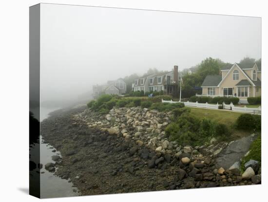 Houses in Perkins Cove, Ogunquit, Maine, USA-Lisa S. Engelbrecht-Premier Image Canvas