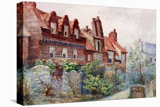 Houses in Silver Street from All Saints Churchyard-John Atlantic Stephenson-Premier Image Canvas