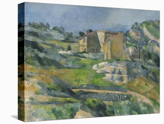 Houses in the Provence: the Riaux Valley Near L'Estaque, C.1833-Paul Cézanne-Premier Image Canvas