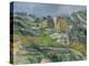 Houses in the Provence: the Riaux Valley Near L'Estaque, C.1833-Paul Cézanne-Premier Image Canvas