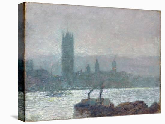Houses of Parliament, Early Evening, 1898-Childe Hassam-Premier Image Canvas