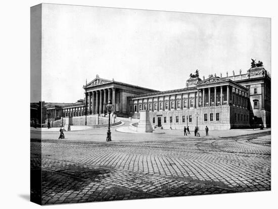 Houses of Parliament, Vienna, 1893-John L Stoddard-Premier Image Canvas