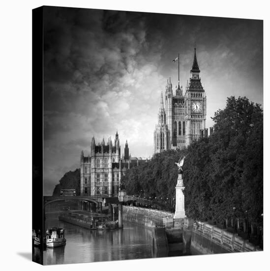 Houses Of Parliament-Jurek Nems-Stretched Canvas