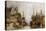 Houses of the Franc Bateliers and Church of St. Nicholas on the Canal at Ghent-William Callow-Premier Image Canvas