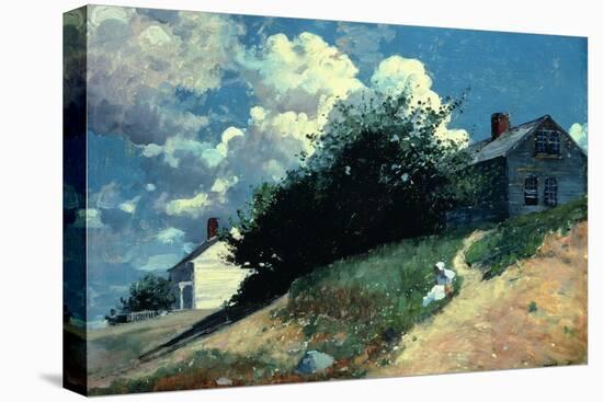 Houses on a Hill, 1879-Winslow Homer-Premier Image Canvas