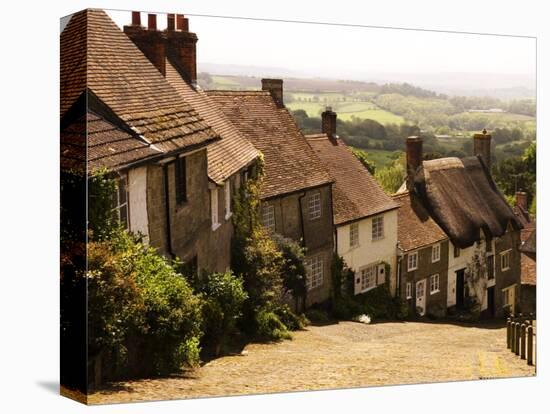 Houses on Gold Hill, Shaftesbury, United Kingdom-Glenn Beanland-Premier Image Canvas