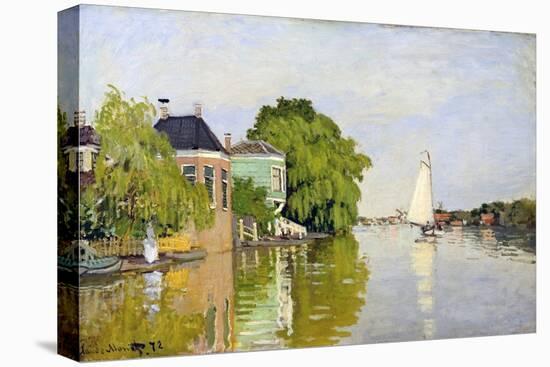 Houses on the Achterzaan-Claude Monet-Premier Image Canvas