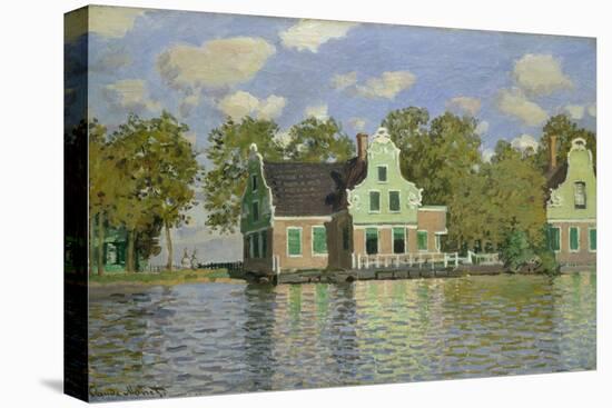 Houses on the Bank of the River Zaan, 1871/72-Claude Monet-Premier Image Canvas