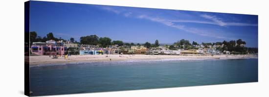 Houses on the Beach, Capitola, Santa Cruz, California, USA-null-Premier Image Canvas