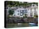 Houses on the Waters Edge in Fowey, Cornwall, England, United Kingdom, Europe-David Clapp-Premier Image Canvas