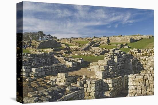 Housesteads Roman Fort from the South Gate, Hadrians Wall, Unesco World Heritage Site, England-James Emmerson-Premier Image Canvas