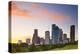 Houston Skyline at Dawn from Eleanor Tinsley Park, Texas, United States of America, North America-Kav Dadfar-Premier Image Canvas
