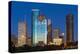 Houston Skyline at Night from Eleanor Tinsley Park, Texas, United States of America, North America-Kav Dadfar-Premier Image Canvas