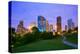 Houston Texas Modern Skyline at Sunset Twilight from Park Lawn-holbox-Premier Image Canvas