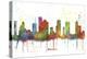 Houston Texas Skyline MCLR 1-Marlene Watson-Premier Image Canvas
