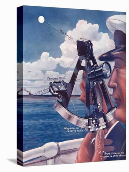 'How A Ship's Captain Uses The Sextant', 1935-Unknown-Premier Image Canvas
