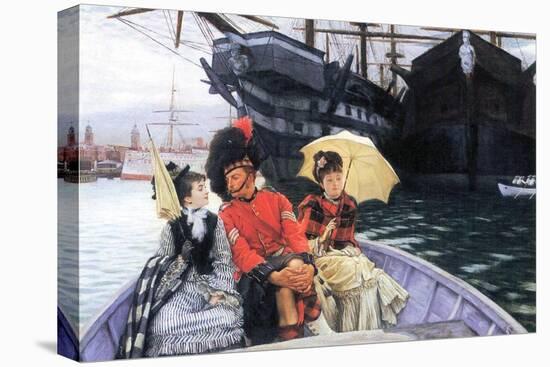 How Happy I Would Be with Both-James Tissot-Stretched Canvas