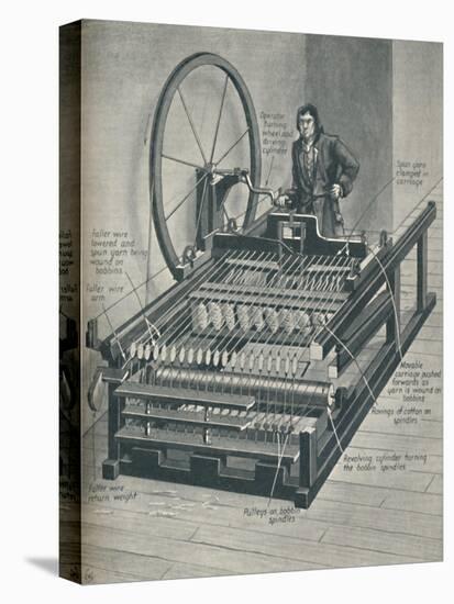 'How The Early Spinning Jenny Worked', c1934-Unknown-Premier Image Canvas