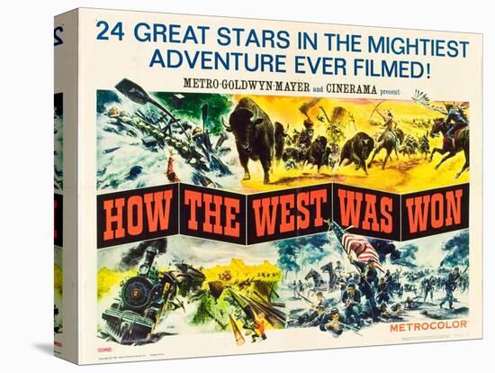 How the West Was Won, 1964-null-Stretched Canvas