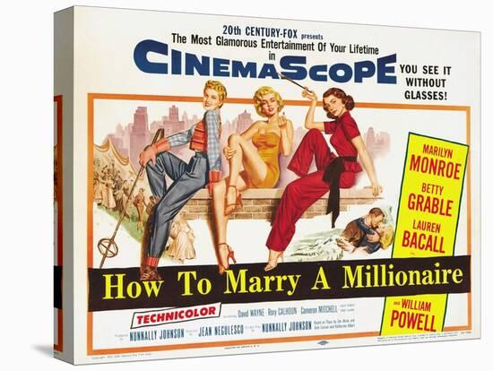 How to Marry a Millionaire, 1953-null-Premier Image Canvas
