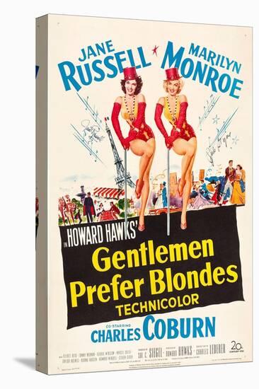 Howard Hawks' Gentlemen Prefer Blondes, 1953, "Gentlemen Prefer Blondes" Directed by Howard Hawks-null-Premier Image Canvas